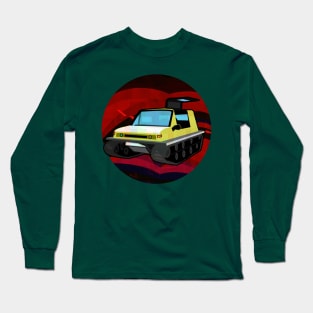 Yellow Snowmobile Long Sleeve T-Shirt